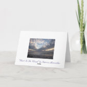 Beileid "Herz in den Wolken" Karte (Rückseite)