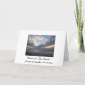 Beileid hört im Himmel Karte (Rückseite)