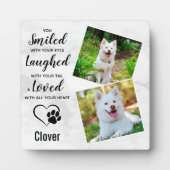 Beileid-Hunde-Memorial Pet Loss Keepake-Foto Fotoplatte (Vorderseite)