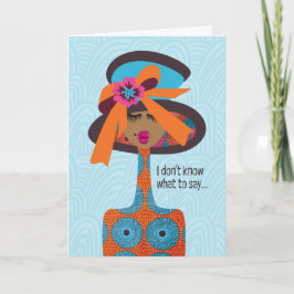 Beileid - Ich weiß nicht, was ich sagen soll.. Dankeskarte