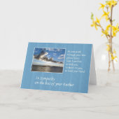 Beileid im Verlust des Vaters Karte (Gelbe Blume)