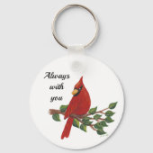 Beileid Immer mit Kardinal Schlüsselanhänger (Vorderseite)