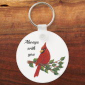 Beileid Immer mit Kardinal Schlüsselanhänger (Vorderseite)