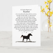 Beileid Individuelle Name Spirituelles Gedicht Karte (Gelbe Blume)