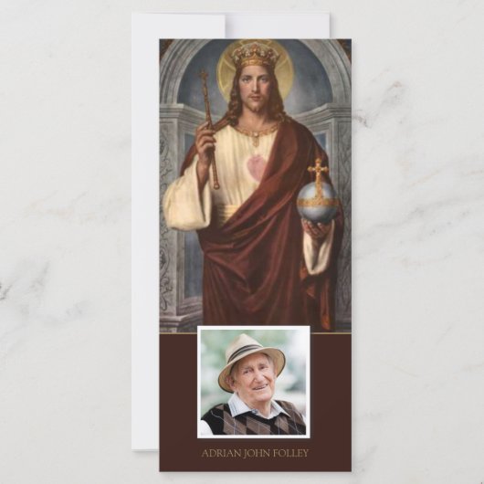 Beileid Jesus unser König Beerdigung Dankeschön Ka (Vorderseite)