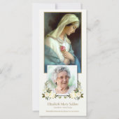 Beileid Jungfrau Mary Beerdigung Danke Karte (Vorderseite)