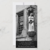 Beileid Jungfrau und Kind 2 Vielen Dank Dankeskarte (Vorderseite)