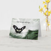 Beileid Karte (Gelbe Blume)