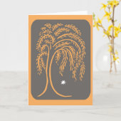 Beileid Karte (Gelbe Blume)