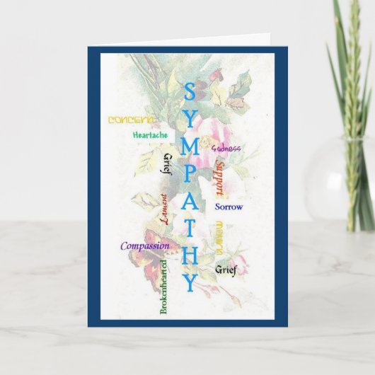 Beileid Karte (Vorderseite)