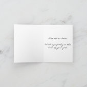 Beileid Karte (Innenseite)