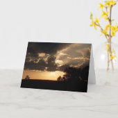 Beileid Karte (Gelbe Blume)