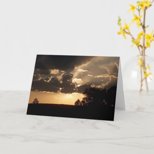 Beileid Karte (Gelbe Blume)