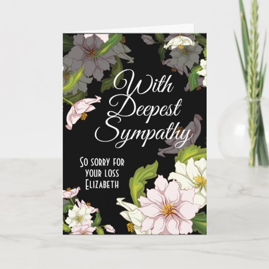 Beileid Karte (Vorderseite)