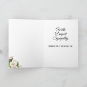 Beileid Karte (Innenseite)