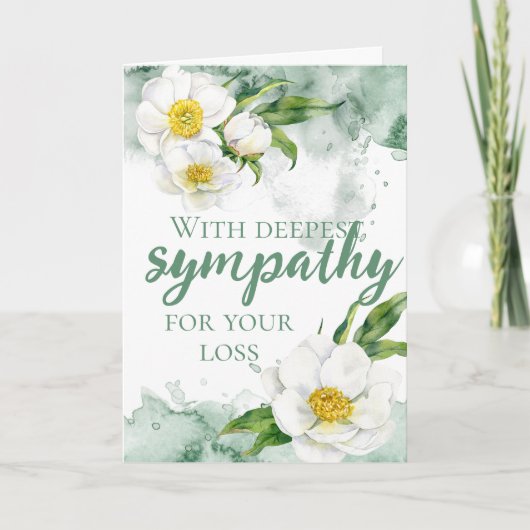 Beileid Karte (Vorderseite)