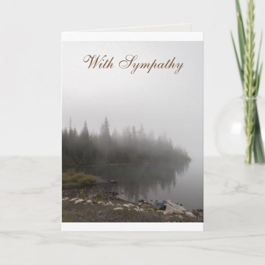 Beileid Karte (Vorderseite)