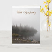 Beileid Karte (Gelbe Blume)