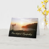 Beileid Karte (Gelbe Blume)