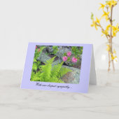 "Beileid " Karte (Gelbe Blume)