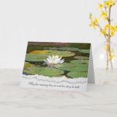 Beileid Karte (Gelbe Blume)