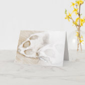 Beileid Karte (Gelbe Blume)