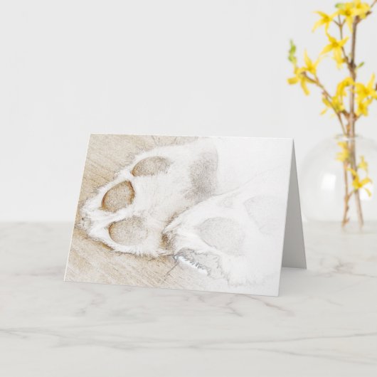 Beileid Karte (Gelbe Blume)