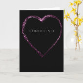 Beileid Karte (Gelbe Blume)