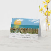 Beileid Karte (Gelbe Blume)