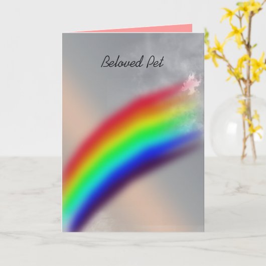 Beileid Karte (Gelbe Blume)