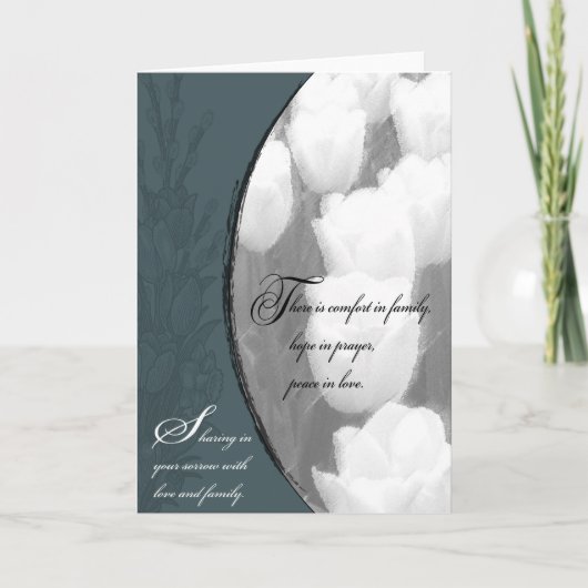 Beileid Karte (Vorderseite)