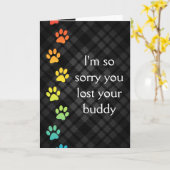 Beileid-Karte für den Lotterieverlust Karte (Gelbe Blume)