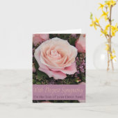 Beileid-Karte für den Tante-Loss-Rose Karte (Gelbe Blume)