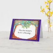 Beileid-Karte für einen Mann Karte (Gelbe Blume)