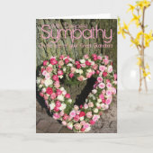 Beileid-Karte für Großmutter-Verlust Rose Karte (Gelbe Blume)