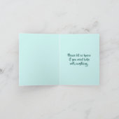 Beileid-Karte für Hayley von dalDesignNZ Karte (Innenseite)