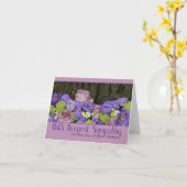 Beileid-Karte für Mutter-Rose Karte (Gelbe Blume)