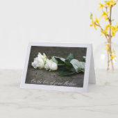 Beileid-Karte für Mutter-Rose Karte (Gelbe Blume)