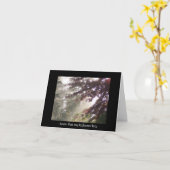 Beileid-Karte leuchten durch Pflaume Karte (Gelbe Blume)