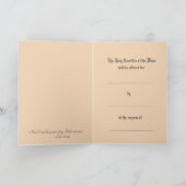 Beileid katholische Mass Offering Card Karte (Innenseite)