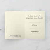 Beileid Katholische Requiem Mass bieten Jesus Karte (Innenseite)