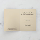 Beileid Katholische Requiem Mass bieten Jesus Karte (Innenseite)