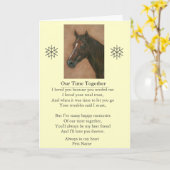 Beileid-Lieblingsgedicht, originale, anpassbare Na Karte (Gelbe Blume)