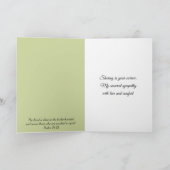 Beileid Lily of the Valley Bouquet Karte (Innenseite)