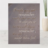 Beileid Loss Familienkomfort Kummerbekundungen Karte (Vorderseite)