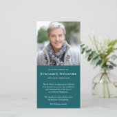 Beileid Loss Foto Jade Beerdigung Danke Karten (Stehend Vorderseite)