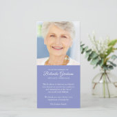 Beileid Loss Foto Lilac Beerdigung Danke Karten (Stehend Vorderseite)