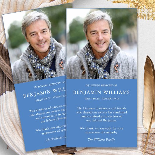 Beileid Loss Foto Marine Beerdigung Danke Karten