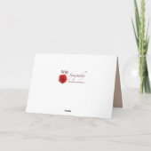 Beileid Loss Service Hund Gelbes Labrador Karte (Rückseite)