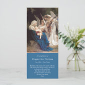 Beileid Mary & Angels Beerdigung Dankeschön Karte (Stehend Vorderseite)